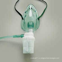 CE Устранимая медицинская маска кислородная с Небулайзером и трубкой
